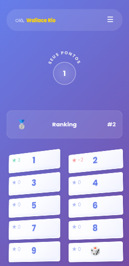 Screenshot do Tabuada Game